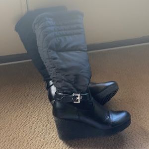 Wedge winter boots